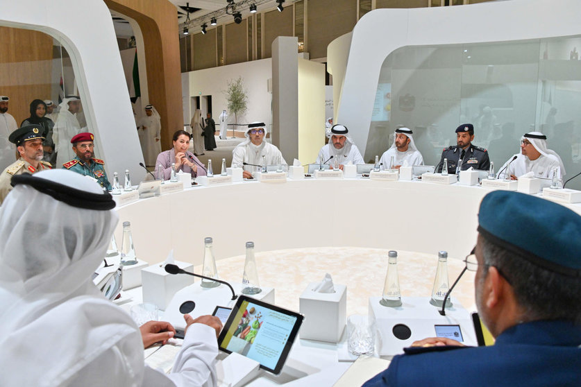 Un momento de la reunión sobre seguridad alimentaria en Abu Dhabi. (WAM)