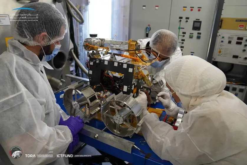 Rover Rashid del Centro Espacial Mohammed Bin Rashid (MBRSC).