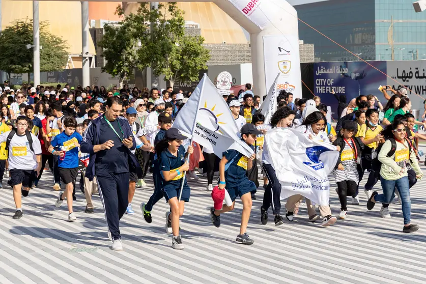 Expo City School Walkathon. (WAM)