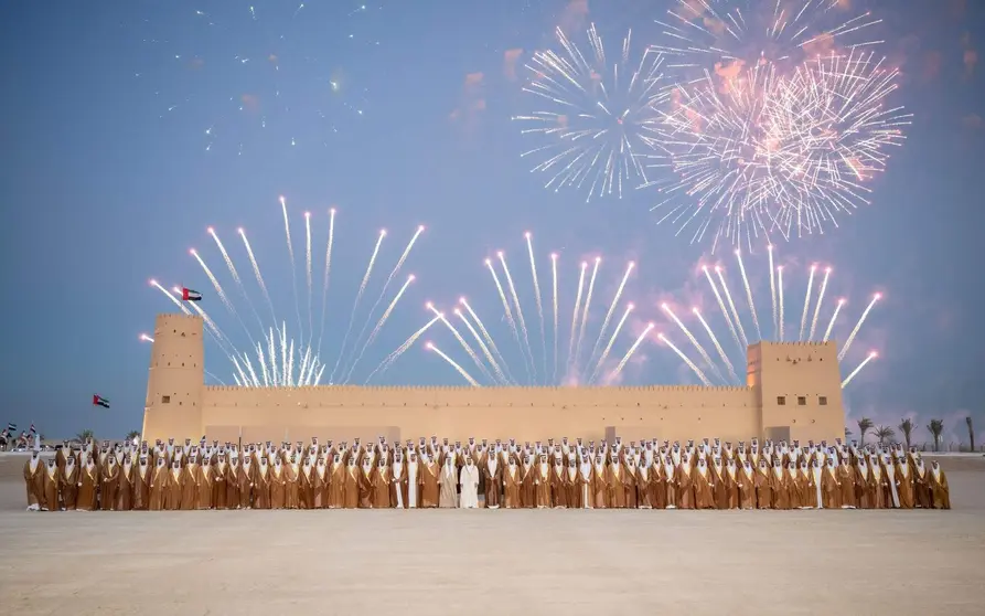 Boda en Al Dhafra. WAM)