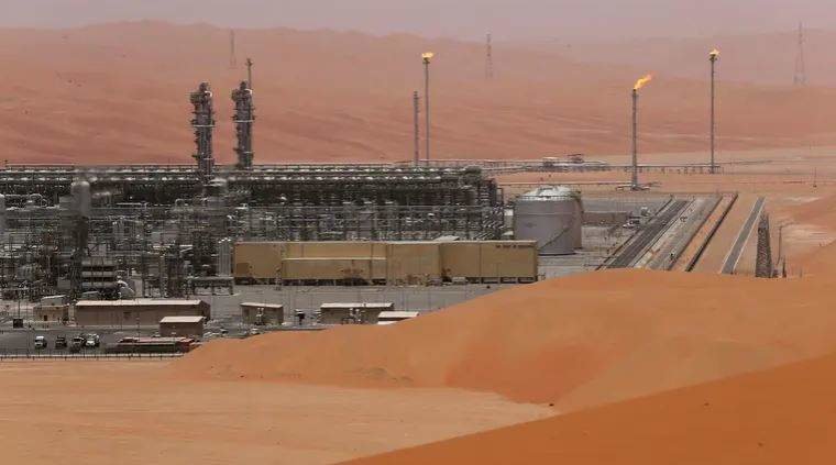 Un yacimiento saudí en el desierto del Cuarto Vacío. (Fuente externa)