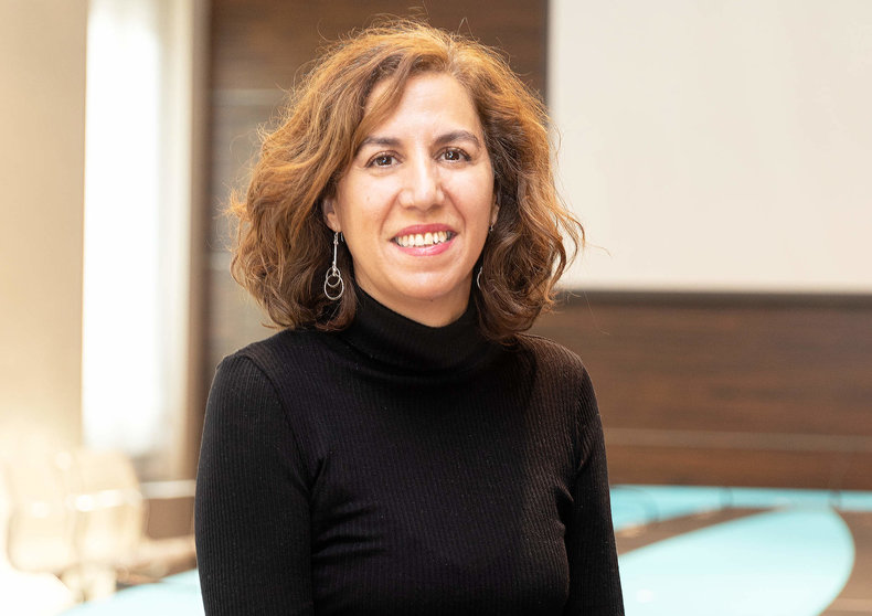 Irene Lozano, en la sede de Casa Árabe en Madrid. (Cedida)
