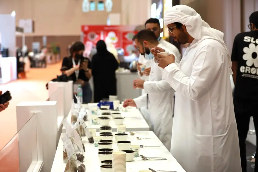 Una exhibición cafetera en Dubai. (WAM)