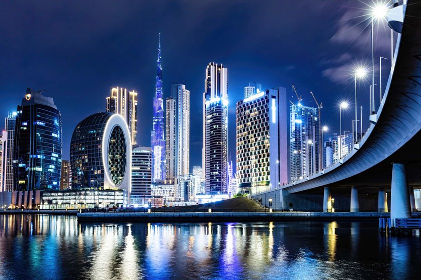 Una imagen de Dubai Media Office del centro de la ciudad.