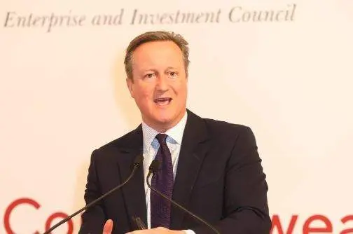 David Cameron en una imagen de su perfil de Twitter.