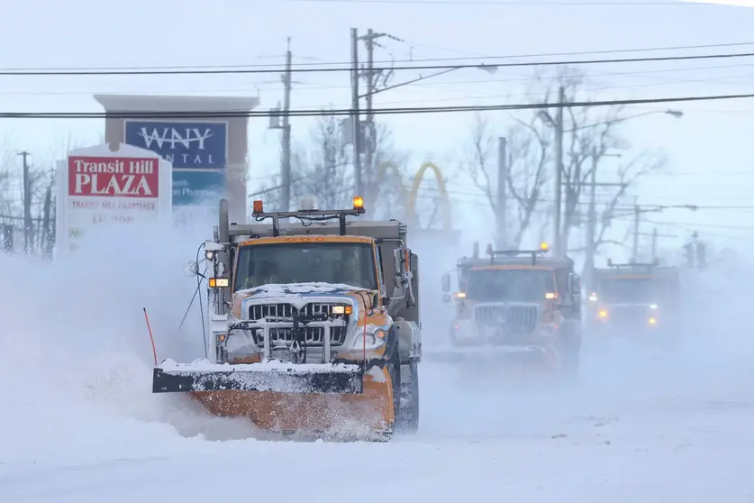 El temporal de nieve ha teñido de blanco gran parte de Estados Unidos. (WAM)