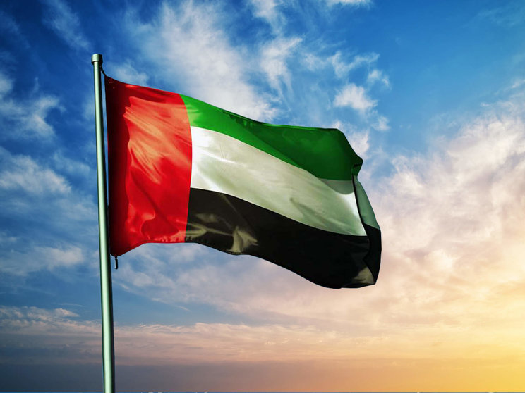 Bandera de Emiratos Árabes Unidos. (WAM)