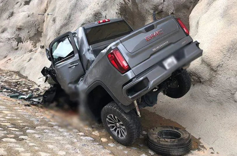 Una imagen del accidente.
