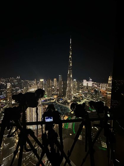 Las cámaras están listas para recoger todo lo que ocurra en el Burj Khalifa. (EL CORREO)