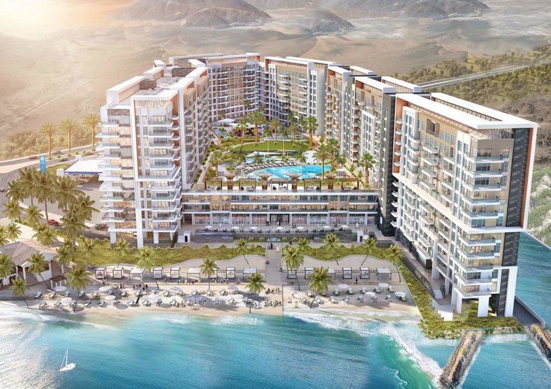 Proyecto de Khorfakkan Resort en Sharjah.