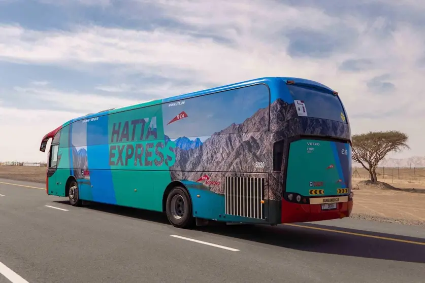 Uno de los autobuses a Hatta. (RTA)