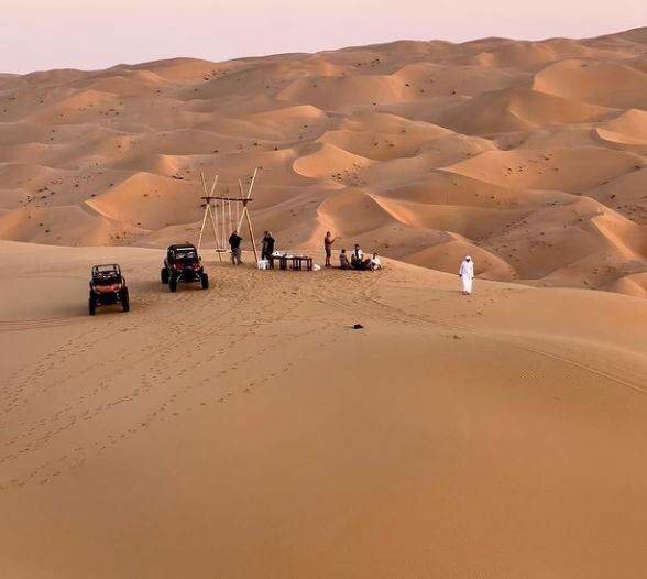 Una imagen del desierto de Liwa. (Instagram)