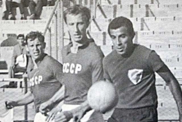 Marcos Coll en el partido contra la URSS en el Mundial de Chile 62. (Fuente externa)