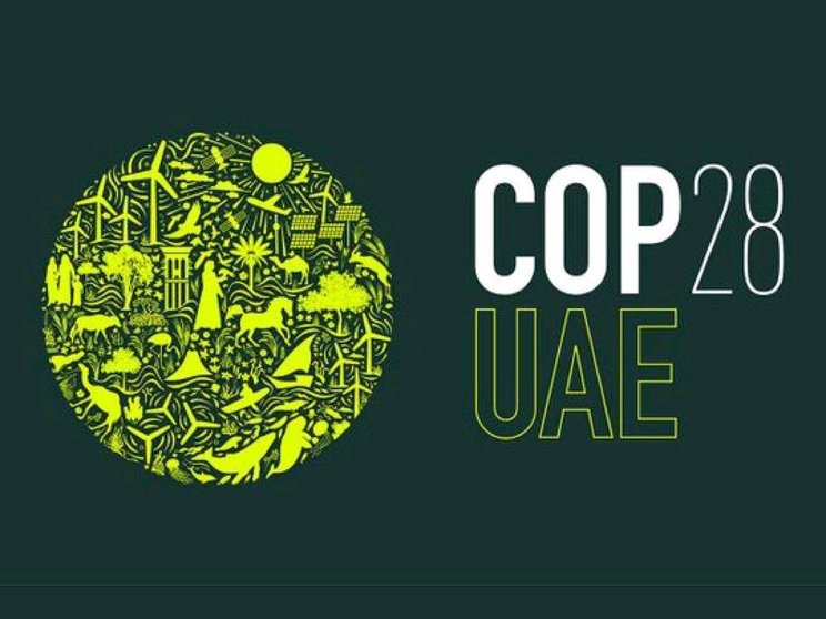 Logo de la COP28 a celebrar en Dubai en noviembre de 2023. (WAM)