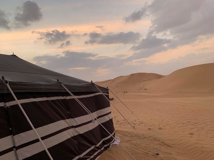 Una imagen del desierto de Dubai. (EL CORREO)