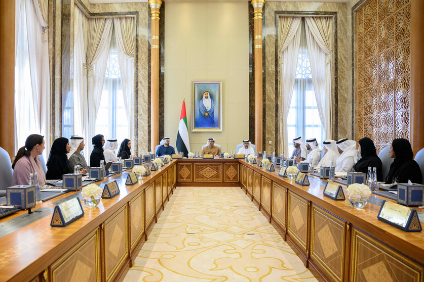Un momento del Consejo de Ministros en Abu Dhabi. (WAM)