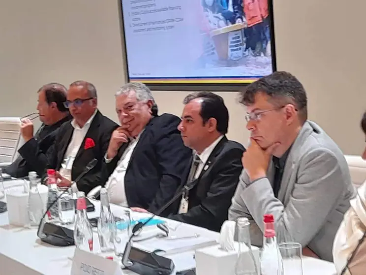 La delegación de Cuba en la Cumbre Mundial de Gobiernos de Dubai 2023. (Cedida)