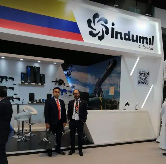 Pabellón de Idumil en IDEX 2023 de Abu Dhabi. (Cedida)