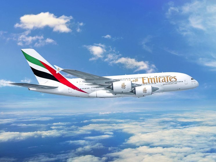 Un avión de Emirates. (WAM)