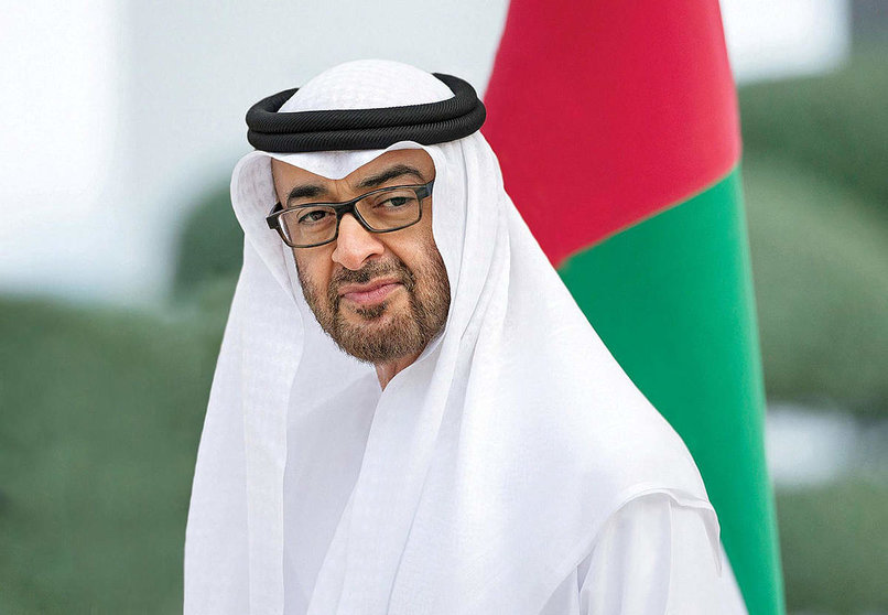 El jeque Mohamed bin Zayed Al Nahyan, tercer presidente de Emiratos Árabes.