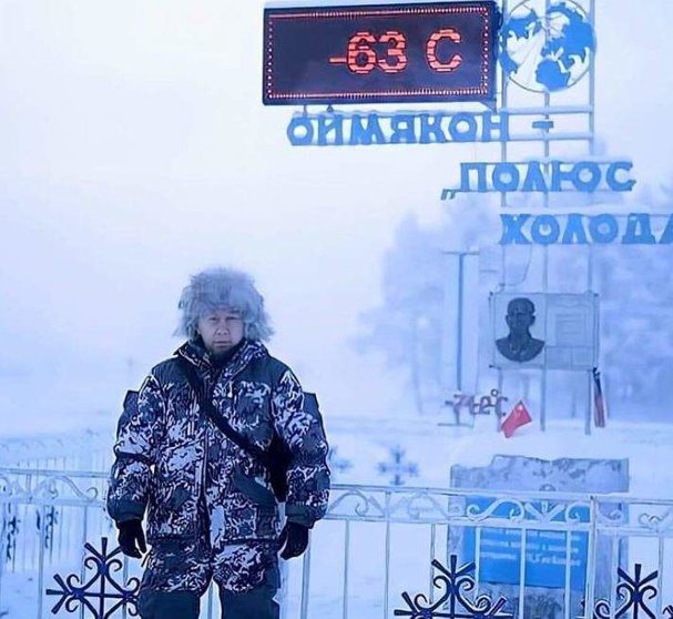 Oymyakon, el lugar más frío del planeta en la Siberia rusa. (Twitter)