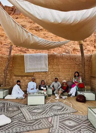 Mujeres de viaje por Arabia Saudita. (Cedida)