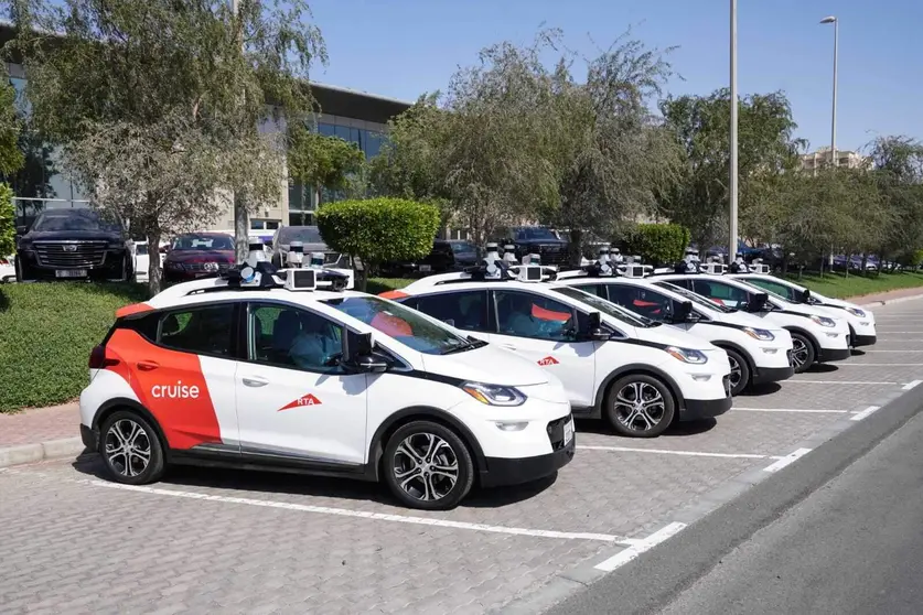 Coches autónomos en Dubai. (WAM)