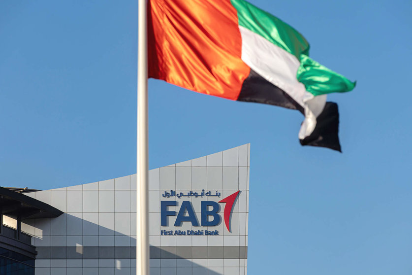Una oficina del banco FAB en Abu Dhabi. (Fuente externa)