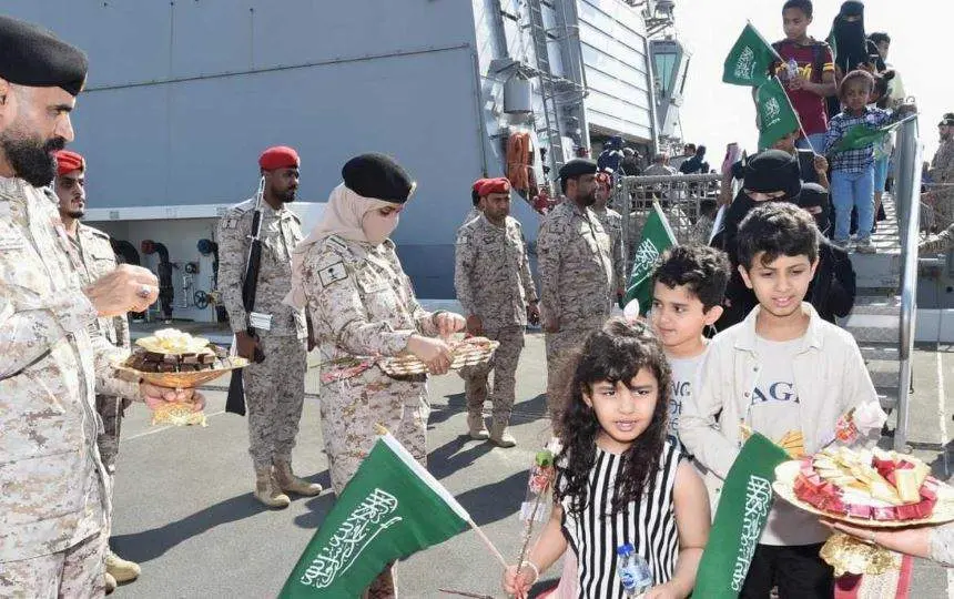 Evacuación saudí en Sudán. (Saudi Gazette)