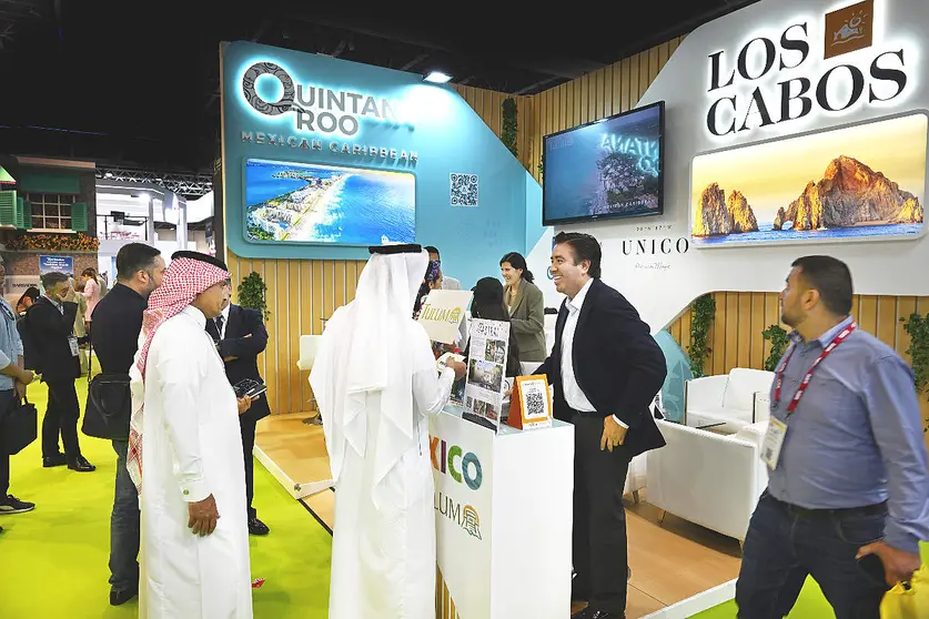 Stand de México Arabian Travel Market 2023. (WAM)