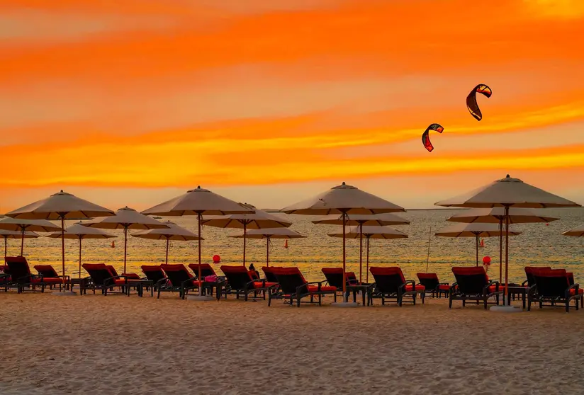 Una imagen de la playa en Dubai Islands. (Cedida)