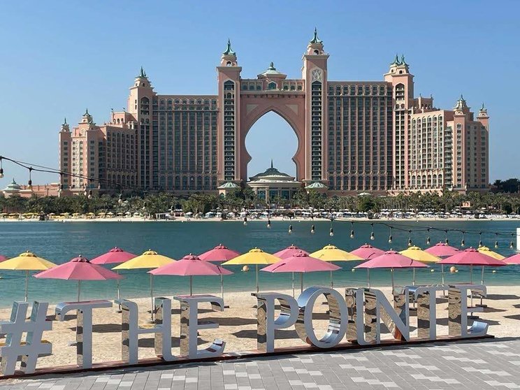 La zona The Pointe en La Palmera de Dubai. (EL CORREO)