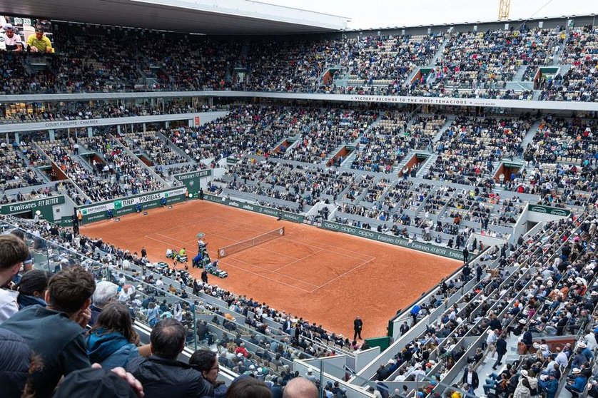 Pista central del campeonato Roland Garros. (Emirates)