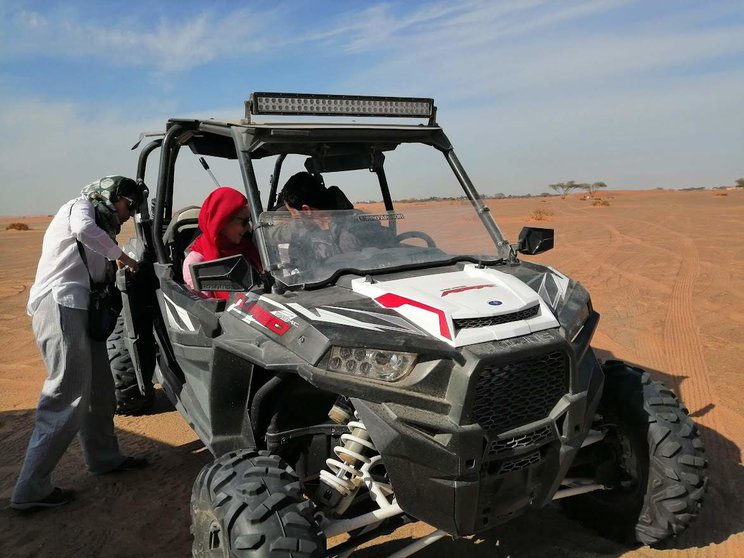 Un paseo en buggy por el desierto de EAU. (EL CORREO)