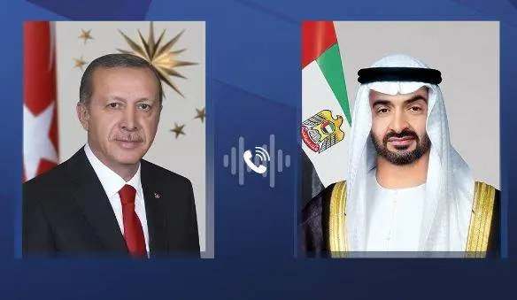 El presidente de EAU felicitó personalmente a Erdogan. (WAM)