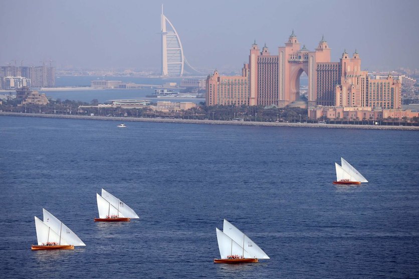 Una perspectiva de la regata. (Dubai Media Office)