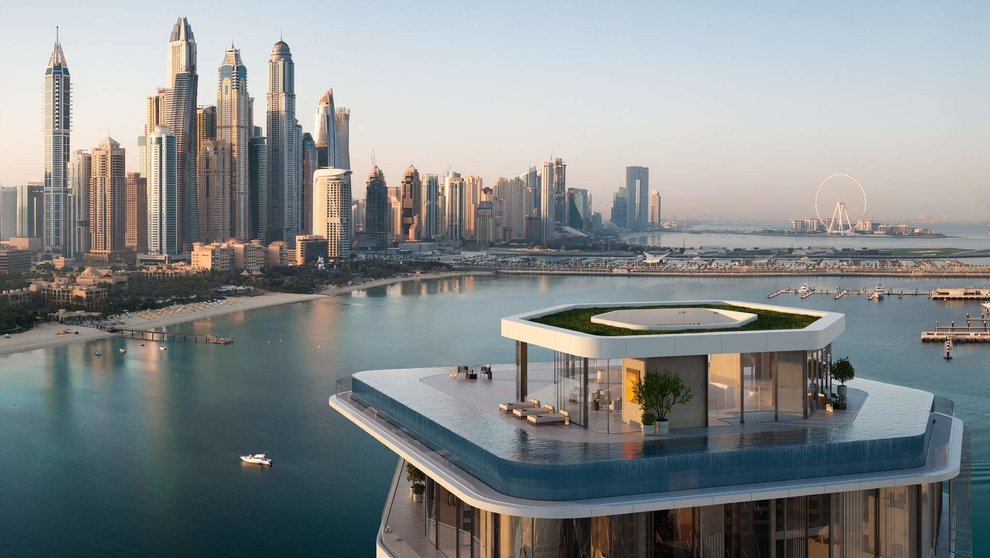 Una imagen del lujoso ático vendido en Dubai. (Twitter)