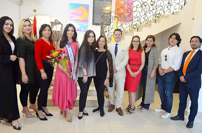 Miss Colombia en Abu Dhabi