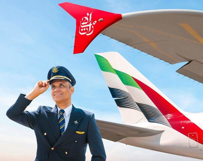 Un piloto de la aerolínea insignia de Dubai. (Emirates)