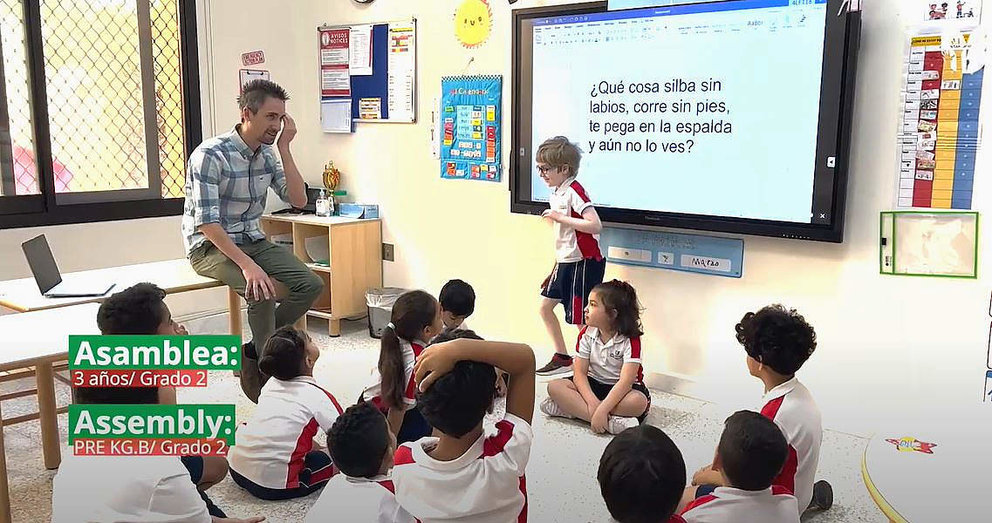 Imagen del vídeo 'Un día en The Spanish School of Abu Dhabi'.
