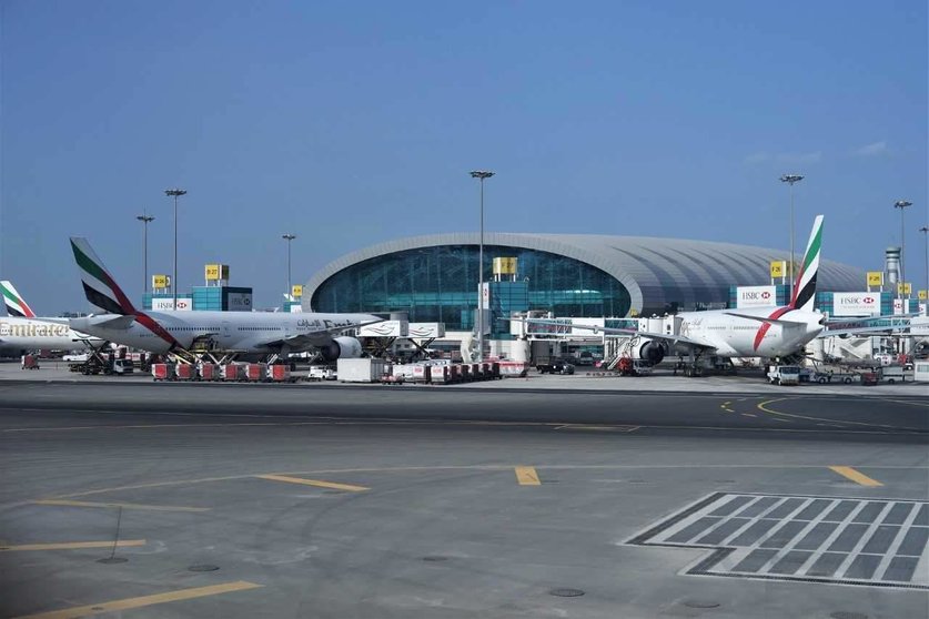 Una imagen del Aeropuerto Internacional de Dubai. (WAM)