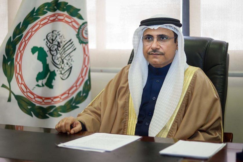 Adel bin Abdul Rahman Al Asoomi, presidente del Parlamento Árabe. (WAM)