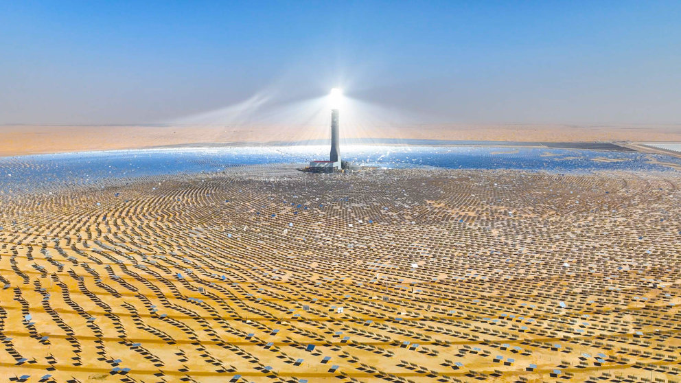 El parque solar Mohammed bin Rashid Al Maktoum en Dubai. (WAM)