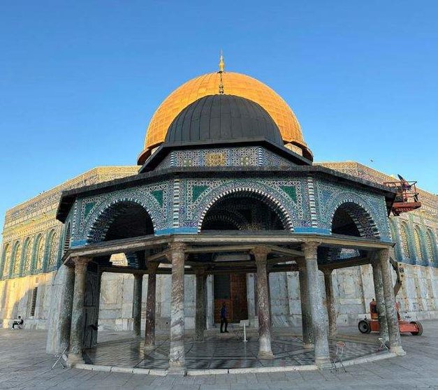 La mezquita de Al-Aqsa. (Twitter)