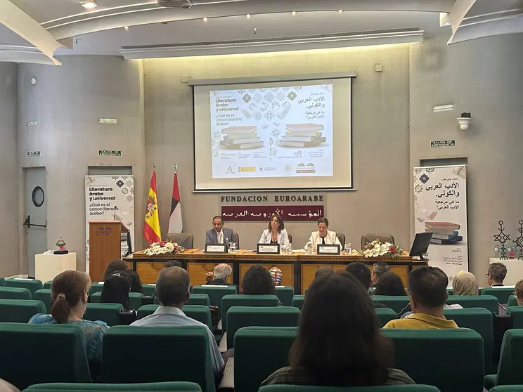 Un momento del Seminario de Lengua Árabe y Universal de Fundación euroárabe. (Twitter)