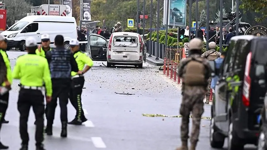 Una imagen de Twitter del lugar del atentado en Turquía.