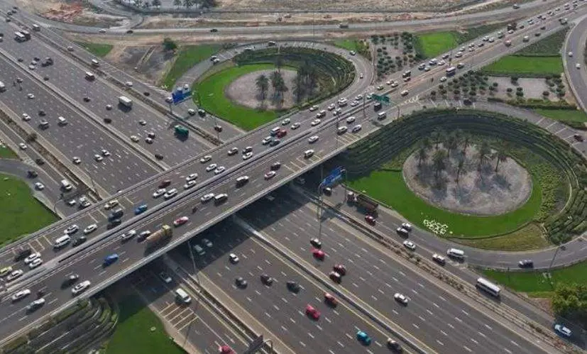 Una imagen aérea de la zona de Hessa. (Dubai Media Office)