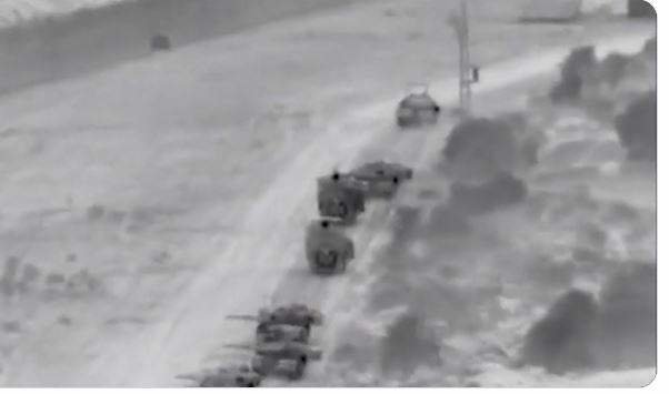 Captura de pantalla del vídeo difundido por el Ejército de Israel.