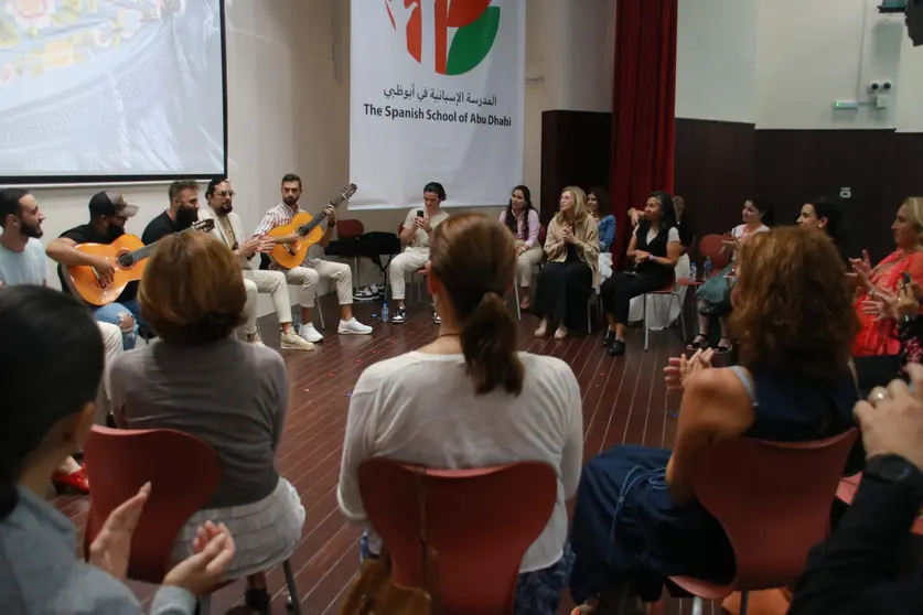 Un momento de la clase magistral de 'Flamenco Auténtico'. (Cedida)