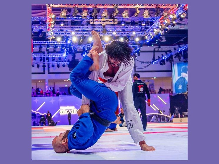 Una pelea del Campeonato de Jiu Jitsu de Abu Dhabi. (WAM)